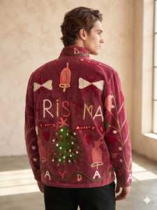 Red Suzani <b>Embroidered</b> <b>Jacket</b> <b>for</b> <b>Women</b> Wholesale Ethnic Fashion <b>Jacket</b> - Product Image 2