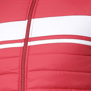 Gilet matelassé sans manches respirant personnalisé OEM pour homme et femme, avec fermeture éclair et capuche, 100 % polyester - Product Image 6