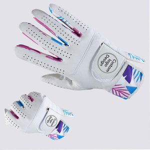 DARIB IMPEX GEF024011 Golf Glove Genuine Leather Breathable Non Slip Adjustable Pull-On Wrist <b>Strap</b> Full Finger Right Hand - Product Image 6