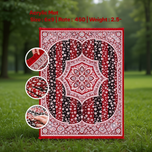 Alfombra Grande de Lana Estampada de 6x9 Pies para Hogar, Hotel, Pasillo, Alfombra Lavable de Color Marrón para Piso, Alfombra de 6x9 - Product Image 2