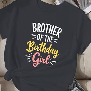Camiseta cómoda para mujer BROTHER OF THE Birthday Girl - Product Image 1