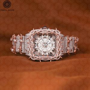 Charm Jewels Men's Luxury Stainless Steel Square <b>Watch</b> 38mm Analog Sapphire Crystal High Quality Fashion Design - Product Image 1