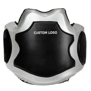 Protège-ventre de boxe MMA, protection corporelle, bouclier de ribs pour arts martiaux, support lombaire en cuir et bandes de maintien des poignets pour l'entraînement de Taekwondo et la boxe - Product Image 1