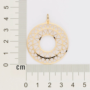 Geometric Solid Real 18k Gold Plated Pendant Necklace Minimalist <b>Snake</b> Chain For Unisex Everyday Wear - Product Image 3