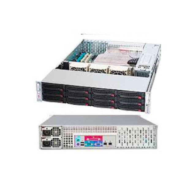 2U Rack Server Intel Xeon Scalable DDR4 12 Bay Hot Swap Storage IPMI System SY-AC-520P-12RT Stock Used