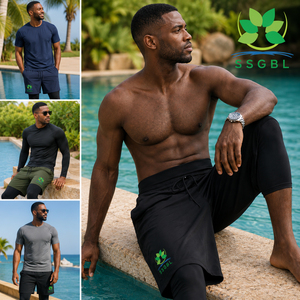 Shorts de bain et de sport islamiques Awrah 2-en-1 pour hommes, avec compression intégrée, longueur genou, vente en gros, stock du Bangladesh - Product Image 6