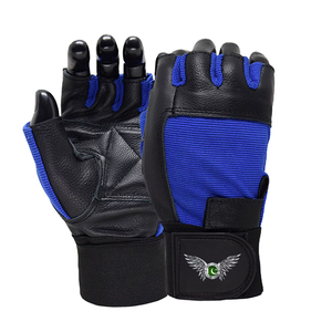 Gants de musculation en cuir OEM pour entraînement de force et de résistance, personnalisables, antidérapants - Product Image 1