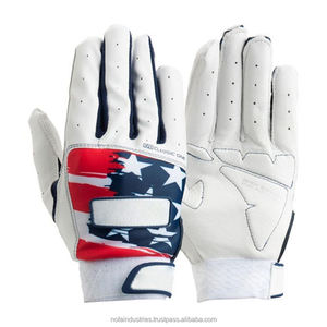 Gants de frappeur de baseball pour adultes Digital Cabretta Leather Palm Grip Wholesale Ball Sports Equipment for Batting - Product Image 5