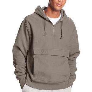Men's Premium 100% Cotton <b>Thick</b> <b>Fleece</b> Oversized Pullover Custom Logo Eco Friendly Breathable Street Wear Plain Hoodie for - Product Image 4