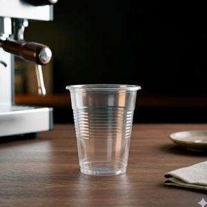 QUANG QUAN Recyclable Transparent Disposable Single Wall <b>Plastic</b> <b>Cups</b> 16/22/24oz PP with 95mm Lid Coffee Tea Cold Beverages - Product Image 1