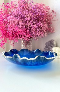 Bol en résine écologique fait main de qualité supérieure, pour salade et fruits, passe au lave-vaisselle, pour le salon, en provenance d'Inde - Product Image 4