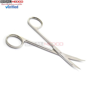 Ciseaux Goldman Fox courbés de 5,11 pouces, en acier inoxydable de haute qualité, instruments chirurgicaux médicaux, qualité supérieure, vente en gros - Product Image 4