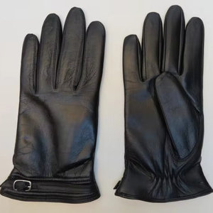 Gants en cuir d'hiver très demandés, gants en cuir d'agneau véritable doux pour la vie quotidienne, offre d'usine à prix avantageux, gants compatibles écran tactile - Product Image 1
