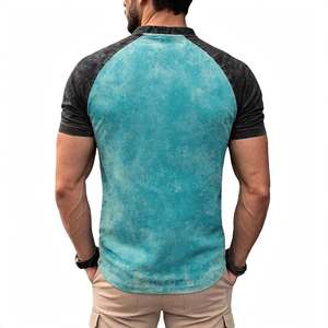 Camisetas Casuales de Manga Corta para Hombre, Corte Holgado, Lavado Ácido, 100% Algodón Jersey, Tela de 260g, Secado Rápido, Transpirable, con Estampado Frontal de Estrella - Product Image 6