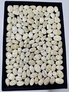 Ágata Calcita Amarilla de Calidad 100% Natural, Grado Superior, Cabujón de 15-25mm, Piedra Suelta a Granel, Hecha a Mano, Decoración del Hogar, India - Product Image 2