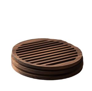 Handcrafted Wooden Floral Pattern Coaster Round Laser <b>Cut</b> Tea Coffee Table Coaster for Dining Table Home Decor Use - Product Image 1