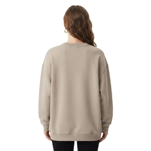 Sudadera Oversize Personalizada con Logo de Chenille OEM/ODM para Mujer, 100% Algodón, Cuello Redondo, Estilo Universitario con Letras, Pullover Privado - Product Image 2