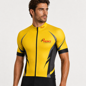 Maillot de cyclisme, vêtements de sport professionnels, maillot de cyclisme avec tissu en polyester qui évacue l'humidité pour les longues distances - Product Image 5