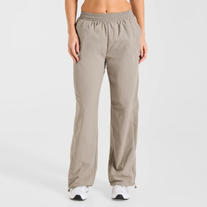Latest Design Wholesale Customizable Women Lightweight <b>Wind</b> <b>Breaker</b> Waterproof Oversize Gym Joggers Pants MADE BY BS - Product Image 1