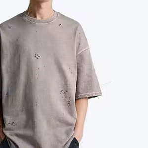 เสื้อยืดผู้ชายสไตล์ดิสเทรส ผลิตในปากีสถาน คุณภาพดีที่สุด ราคาสมเหตุสมผล สินค้าขายดี - Product Image 4