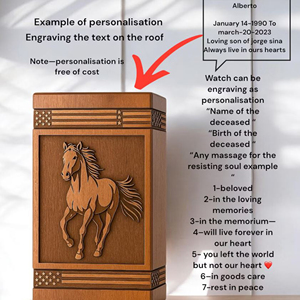 Urne décorative en bois avec finition antique, urne en bois sur mesure pour cendres, fournisseur d'urnes par AYAANS - Product Image 6