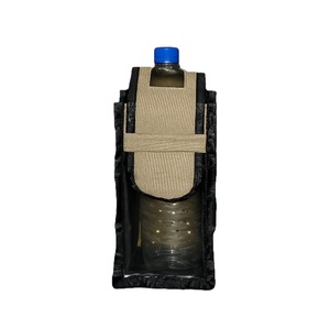 Bolsa de transporte de vino de botella individual impresa personalizada pequeña Cierre de solapa de ventana transparente Impresión de embalaje de nailon recubierto - Product Image 1