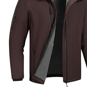 Veste Softshell Homme Design Unique 2026 avec Fermeture Éclair, Face Enduite, Service OEM Personnalisable, Tissu Polyester Haute Qualité - Product Image 5