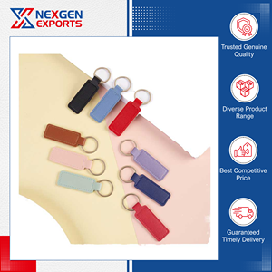 Depth Experience Manufacturing Superior Quality Eco-Friendly Handmade PU Leather Keychain Customizable Options Durable Travel - Product Image 6