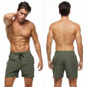 Shorts de Playa para Hombre, Cintura Alta, Elásticos, Transpirables, de Secado Rápido, Casuales, de Spandex/Poliéster - Product Image 4