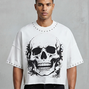 Camiseta Personalizada Moderna 100% Algodón Jersey Estampada Estilo Vintage Manga Corta Ecológica Transpirable Unisex Cómoda - Product Image 4