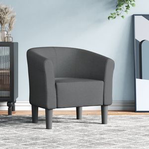 Fauteuil gris foncé pour salon - Product Image 1