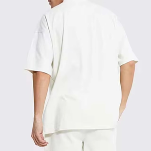 เสื้อยืดลำลองสไตล์สตรีทแวร์สำหรับผู้ชาย ผ้าฝ้าย 100% ทรงพอดีตัว แขนสั้น ดีไซน์ทำเก่า  สามารถปรับแต่งได้ - Product Image 2