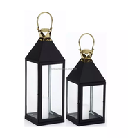 Linternas de Acero Inoxidable de 2 Colores con Grabado Personalizado de Alta Calidad, Hechas a Mano, Marca Mart Exports ME-403, para Hogar, Bodas, Navidad y Eventos