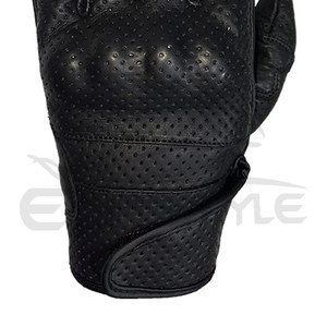 Gants de moto en cuir pleine main perforés pour l'hiver, avec protection des phalanges, OEM, vente en gros - Product Image 5