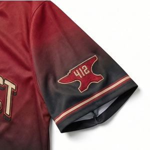 Maillot de baseball moderne pour le sport, vêtement de sport respirant, imprimé par transfert thermique, uniforme d'équipe athlétique MALUZA INDUSTRIES - Product Image 4