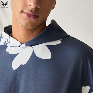 Sudadera con Capucha de Punto para Hombre, Diseño Sólido Informal para Uso Diario, Otoño-Invierno, Estilo Urbano, Corte Regular, Moda Hip Hop, con Bolsillos - Product Image 5