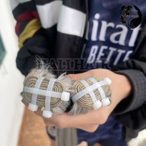 Hali Hair Supply Envío rápido Super alta calidad teñido vietnamita Remy recto doble solo dibujado extensiones de cabello humano - Product Image 2