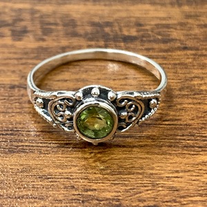 2.5 Grams <b>Peridot</b> Fashion <b>Ring</b> - Product Image 1
