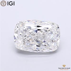 เพชร CVD ทรงคุชชั่น น้ำหนัก 3.50 กะรัต ความสะอาดระดับ VS1 สี E ได้รับการรับรองจาก IGI เหมาะสำหรับแหวนระดับไฮเอนด์ - Product Image 1