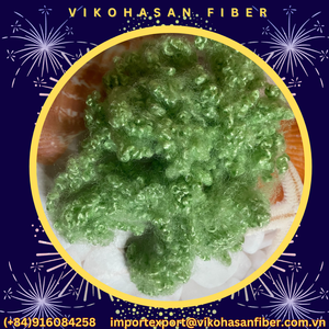 Se vende PSF siliconizado conjugado hueco verde HCS 15D y poliéster reciclado ecológico y fibra GRS de Vietnam - Product Image 3