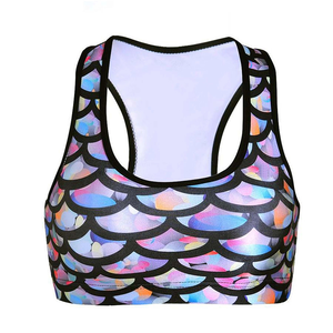 Women Plus Size Lightweight Breathable Sports <b>Bra</b> Crop Top Set Custom Adjustable Yoga <b>Bra</b> with Four-Way Stret - Product Image 3