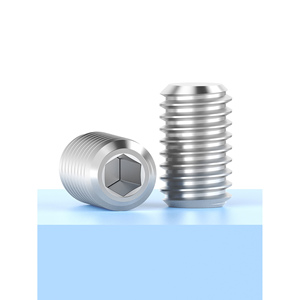 J&Gong 304 Stainless Steel Socket Head Set <b>Screws</b> M3 M4 M5 M6 M8 M10 M12L <b>Flat</b> End - Product Image 1