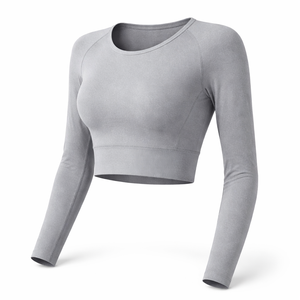 Camisetas de Gimnasio de Manga Larga Personalizadas al por Mayor para Mujer - Fabricante OEM, Proveedor Directo de Fábrica - Product Image 3