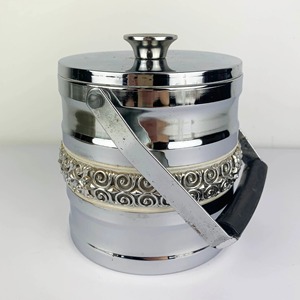 Cut Work Design Silver Ice <b>Bucket</b> For Home Bar Use Elegant Beverage Cooling <b>Bucket</b> Parties Events And Gifting Purpose Use - Product Image 3