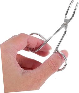 Pinzas de Acero Inoxidable de Primera Calidad con Punta Inclinada, Rectas, para Depilación Fácil, Tijeras para Recortar Cejas, Cuidado Personal - Product Image 3