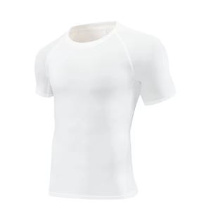 Camiseta de Compresión Deportiva para Hombre, Ropa de Gimnasio, 100% Algodón, Corte Ajustado, Estampada - Product Image 5