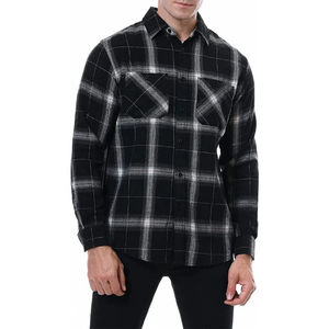 เสื้อเชิ้ตผ้าสักหลาดใส่สบายพร้อมการเย็บที่ทนทานและลวดลายทันสมัยสำหรับการผจญภัยกลางแจ้ง - Product Image 1
