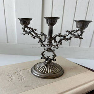 Candelabro de Metal Vintage, Portavelas Moderno para Decoración del Hogar, Centro de Mesa para Comedor, Sala de Estar, Navidad, Hecho a Mano - Product Image 6