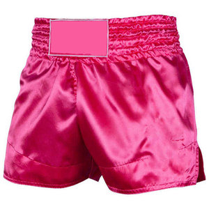 Pantalones Cortos de Muay Thai Transpirables de Primera Calidad, Satén/Poliéster, Secado Rápido, Personalizables, Cintura Elástica Ancha para Prácticas Intensas - Product Image 1