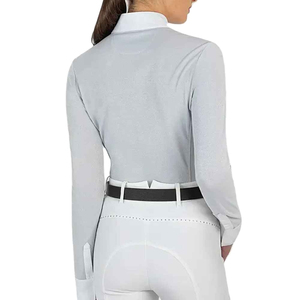 Camisetas de Manga Corta para Montar a Caballo con Logotipo Personalizado, Ropa Ecuestre Personalizada para Mujer - Product Image 3
